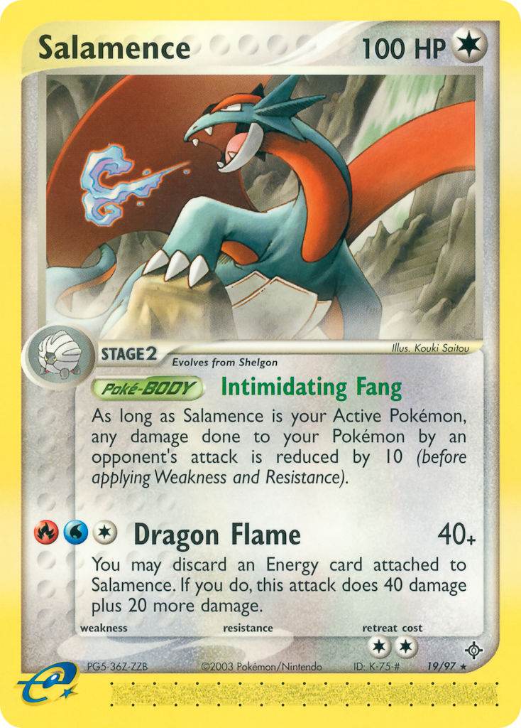 Salamence 19/97 Reverse Rare - MissingNo.