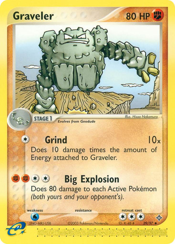 Graveler 29/97 Uncommon - MissingNo.
