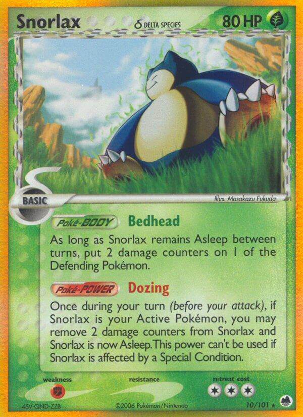 Snorlax ? 10/101 Holo Rare - MissingNo.