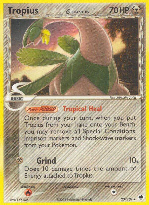 Tropius ? 23/101 Non-Holo Rare - MissingNo.