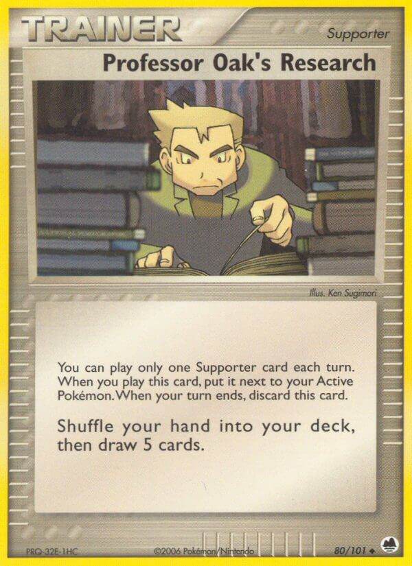 Professor Oak's Research 80/101 Reverse Uncommon - MissingNo.