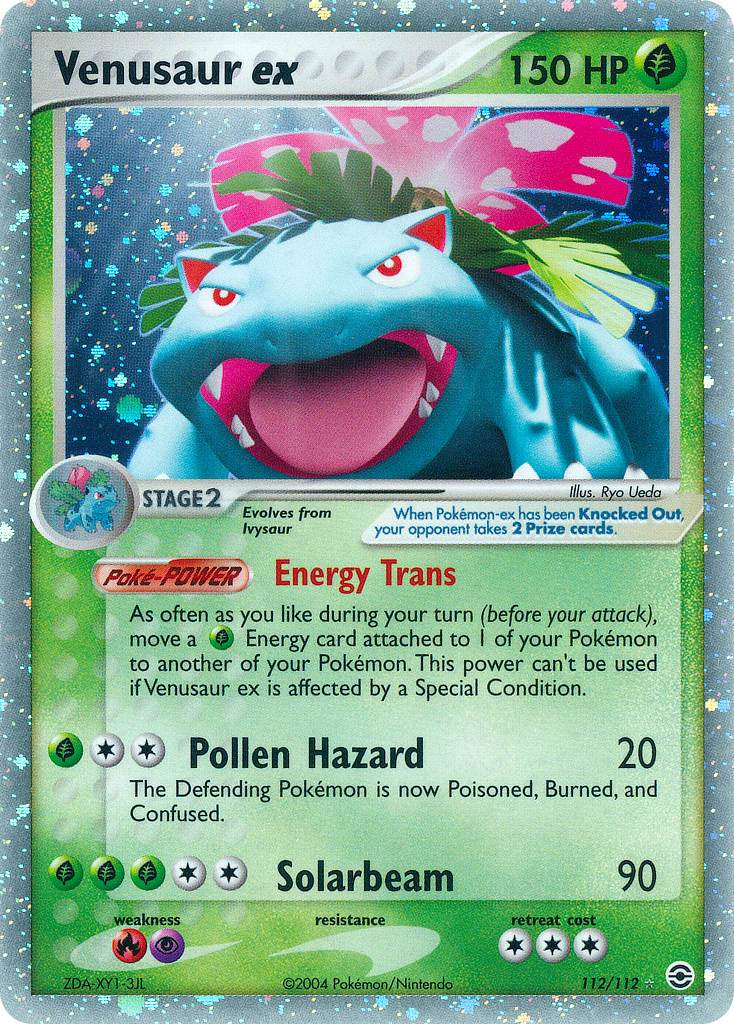 Venusaur ex 112/112 Holo Rare ex - MissingNo.
