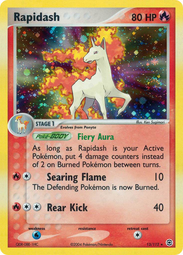 Rapidash 13/112 Holo Rare - MissingNo.