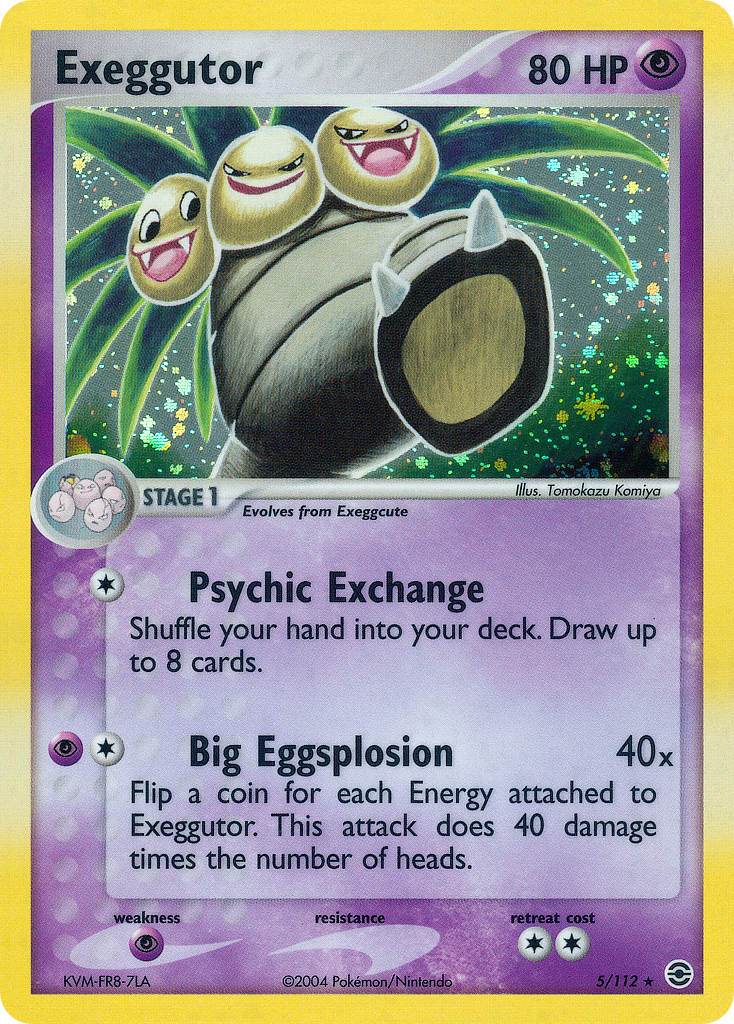 Exeggutor 5/112 Holo Rare - MissingNo.