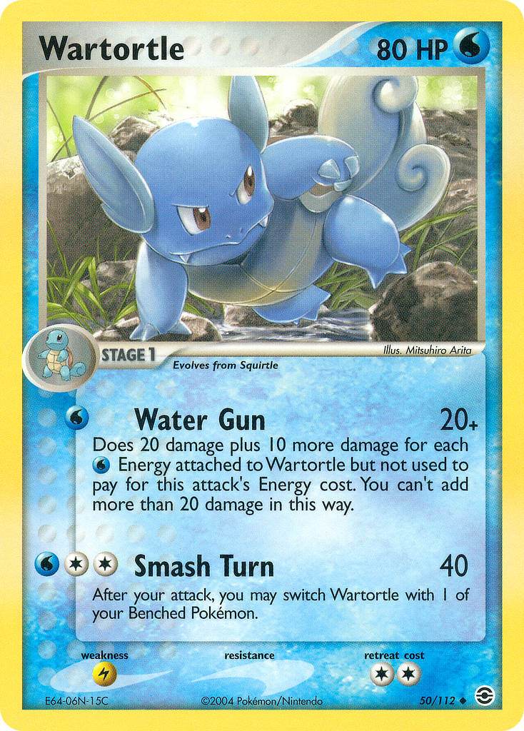 Wartortle 50/112 Prerelease Stamp Promo - MissingNo.