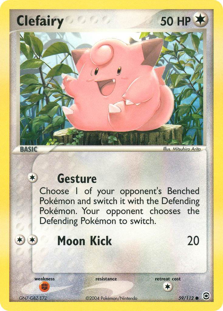 Clefairy 59/112 Reverse Common - MissingNo.