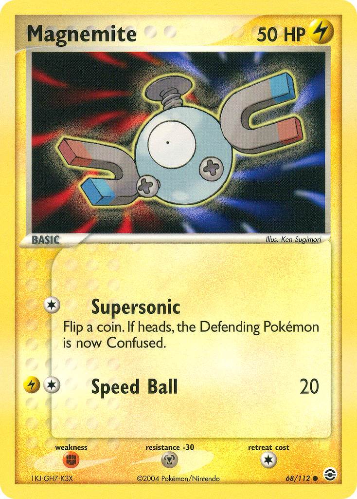 Magnemite 68/112 Reverse Common - MissingNo.