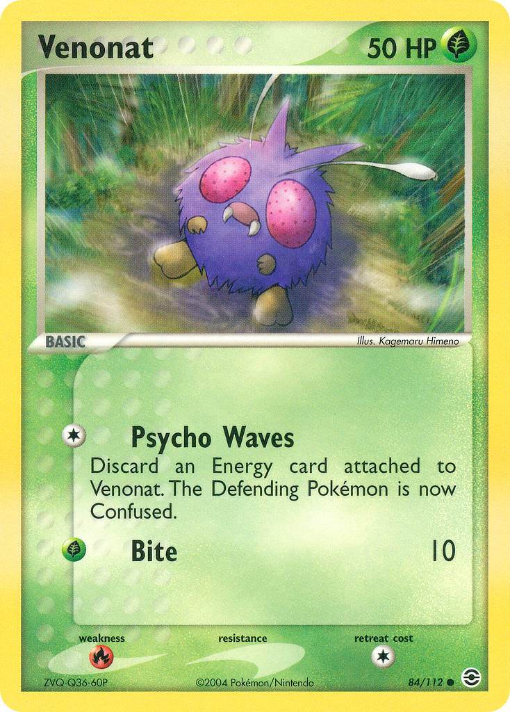 Venonat 84/112 Reverse Common - MissingNo.