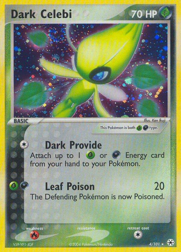 Dark Celebi 4/101 Reverse Rare - MissingNo.
