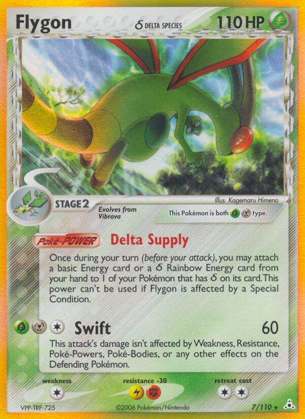 Flygon ? 7/110 Reverse Rare - MissingNo.