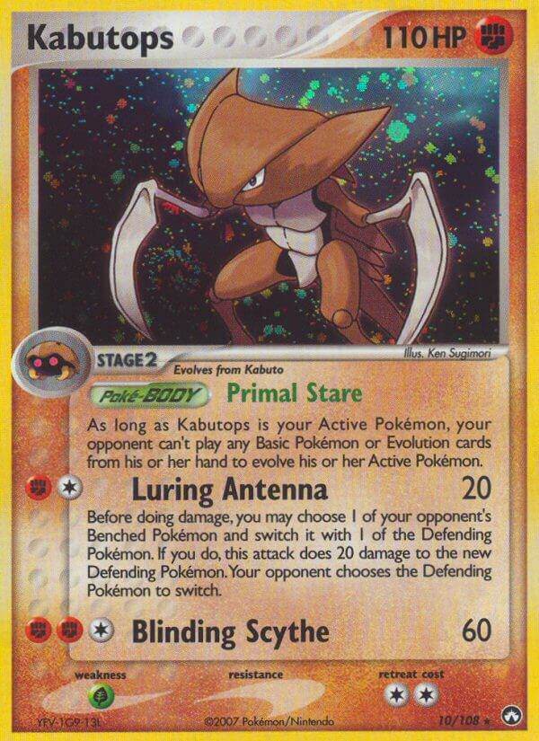 Kabutops 10/108 Holo Rare - MissingNo.