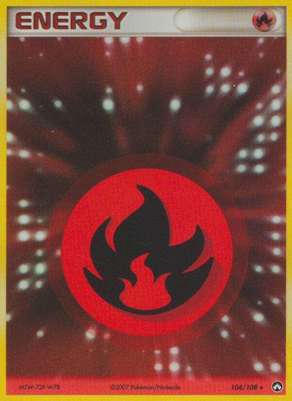 Fire Energy 104/108 Holo Rare - MissingNo.