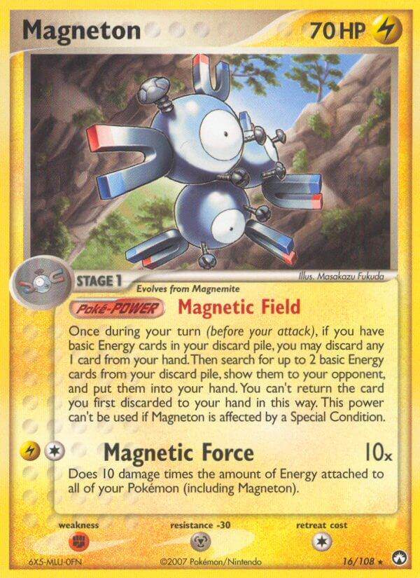 Magneton 16/108 Non-Holo Rare - MissingNo.