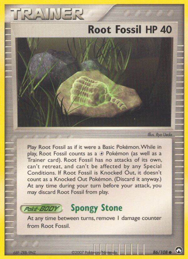 Root Fossil 86/108 Reverse Common - MissingNo.
