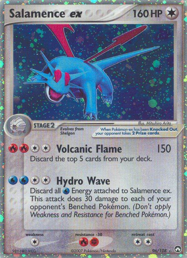 Salamence ex 96/108 Holo Rare ex - MissingNo.