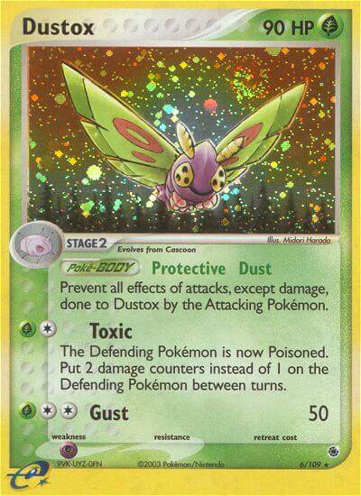 Dustox 6/109 Reverse Rare - MissingNo.
