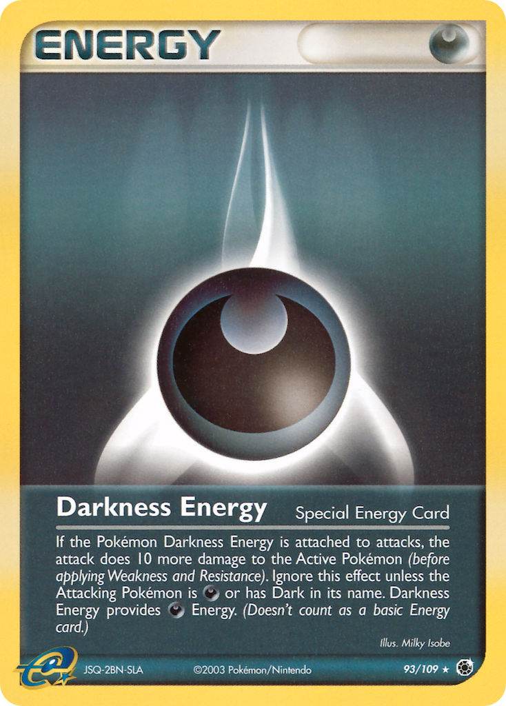 Darkness Energy 93/109 Reverse Rare - MissingNo.