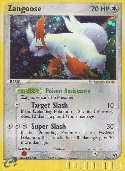 Zangoose 14/100 Holo Rare - MissingNo.
