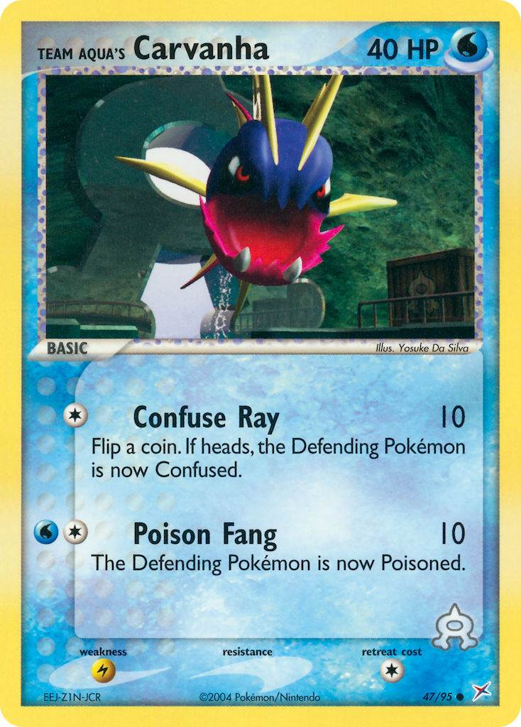 Team Aqua's Carvanha 47/95 Reverse Common - MissingNo.