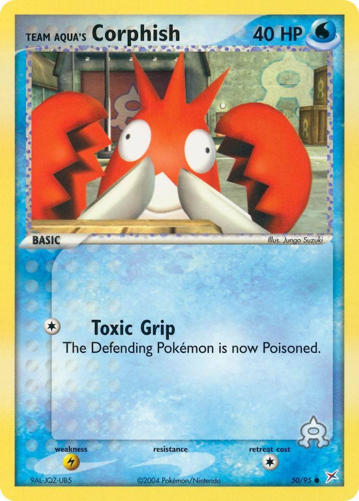 Team Aqua's Corphish 50/95 Reverse Common - MissingNo.
