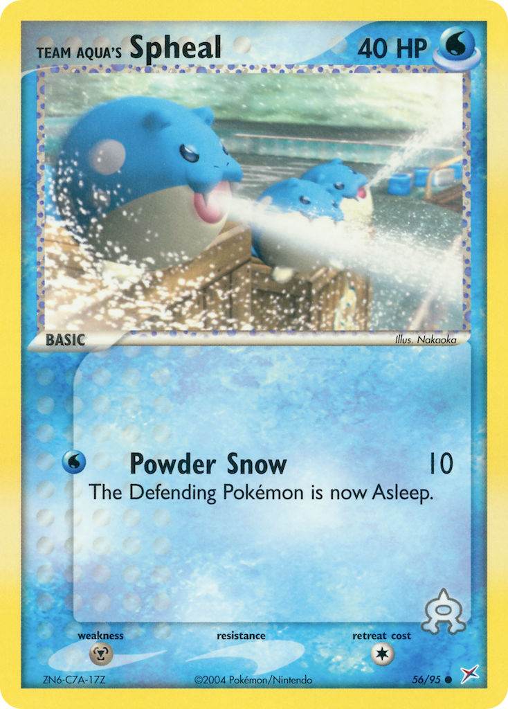 Team Aqua's Spheal 56/95 Reverse Common - MissingNo.