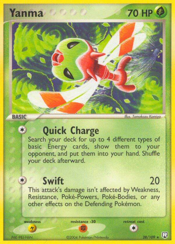 Yanma 28/109 Non-Holo Rare - MissingNo.