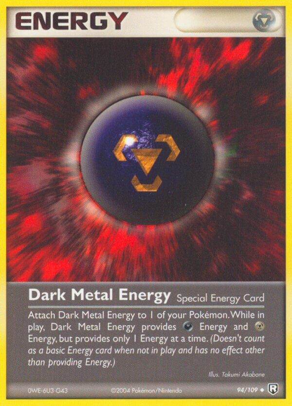 Dark Metal Energy 94/109 Reverse Uncommon - MissingNo.