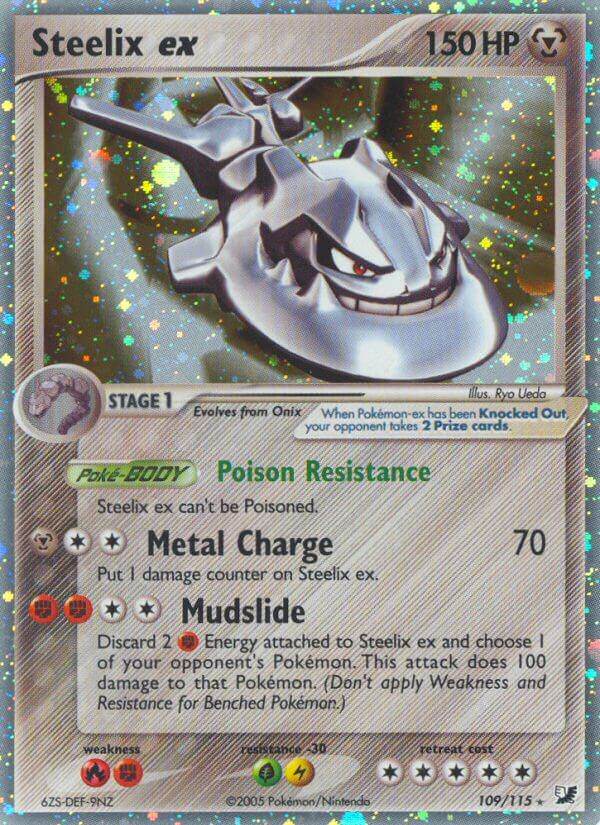 Steelix ex 109/115 Holo Rare ex - MissingNo.