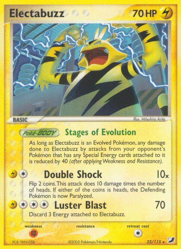 Electabuzz 22/115 Reverse Rare - MissingNo.