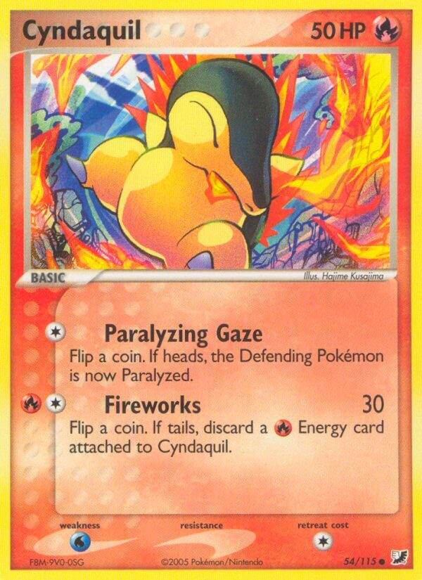 Cyndaquil 54/115 Reverse Common - MissingNo.