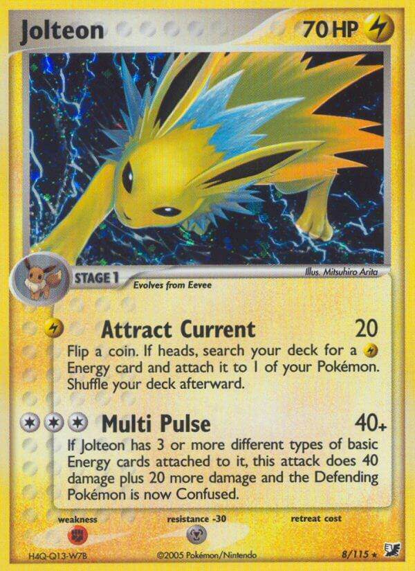 Jolteon 8/115 Reverse Rare - MissingNo.