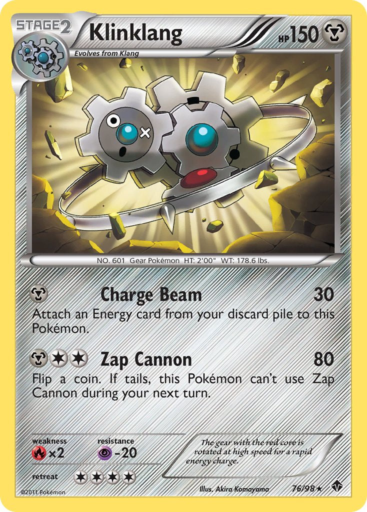 Klinklang 76/98 Non-Holo Rare - MissingNo.