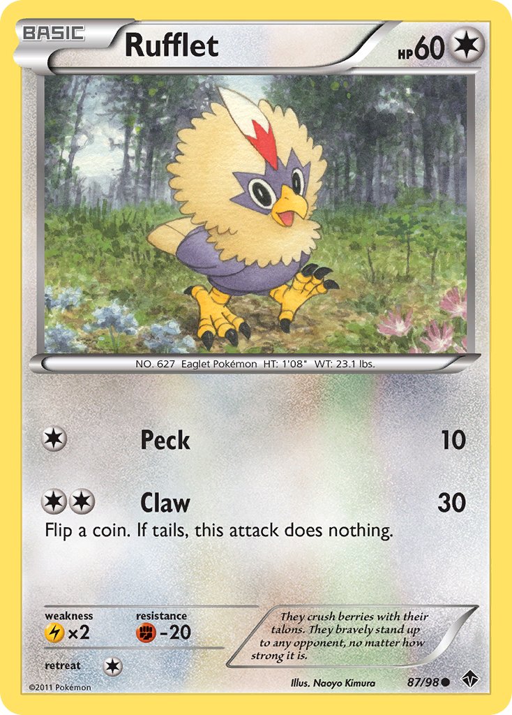 Rufflet 87/98 Reverse Common - MissingNo.