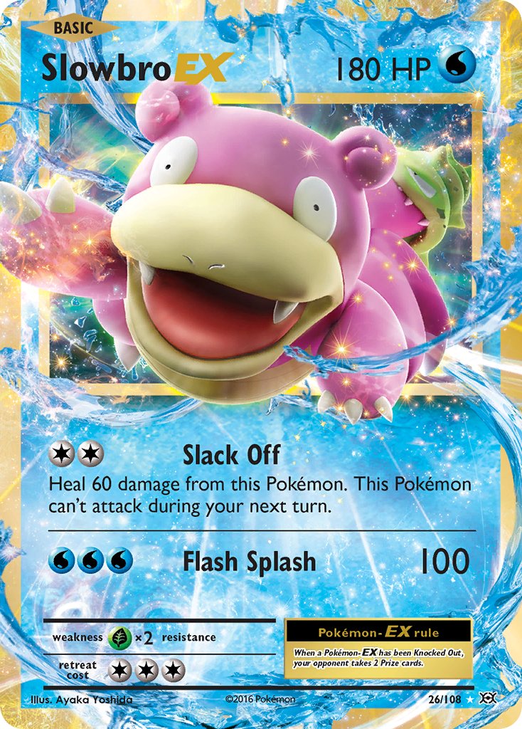 Slowbro EX 26/108 Holo Rare EX - MissingNo.