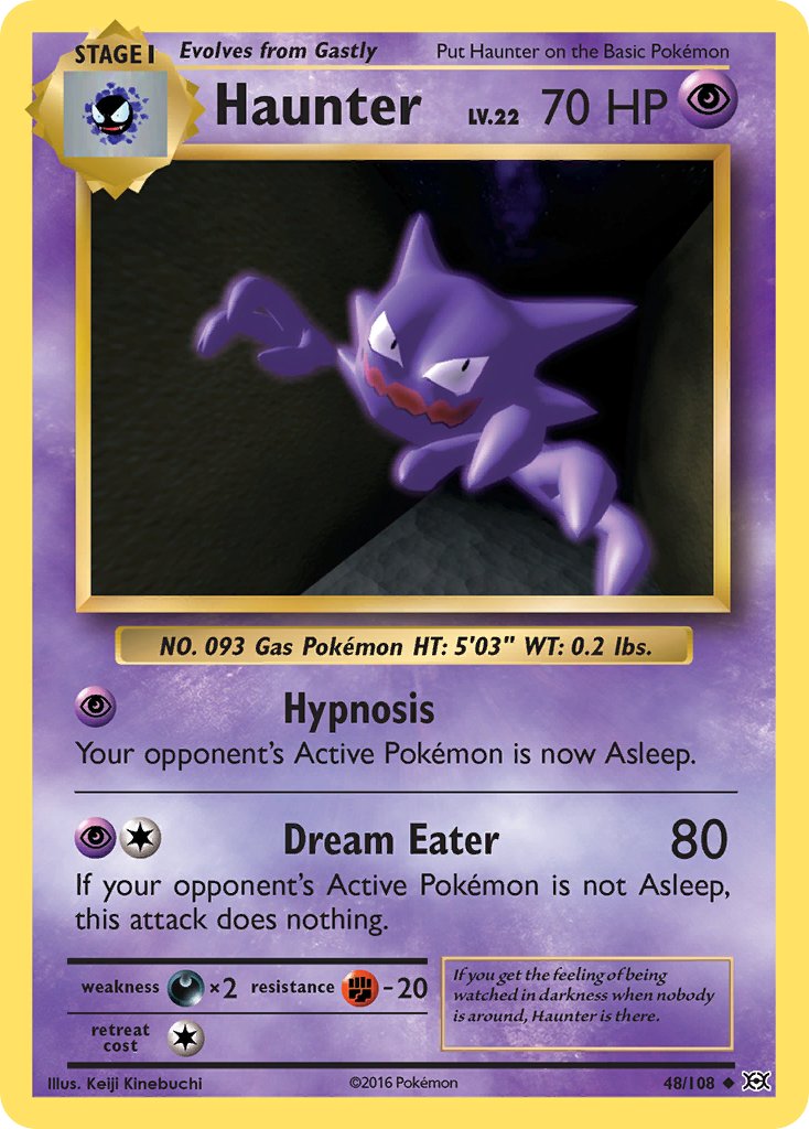 Haunter 48/108 Reverse Uncommon - MissingNo.