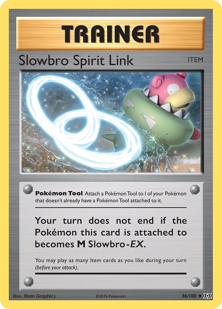 Slowbro Spirit Link 86/108 Reverse Uncommon - MissingNo.