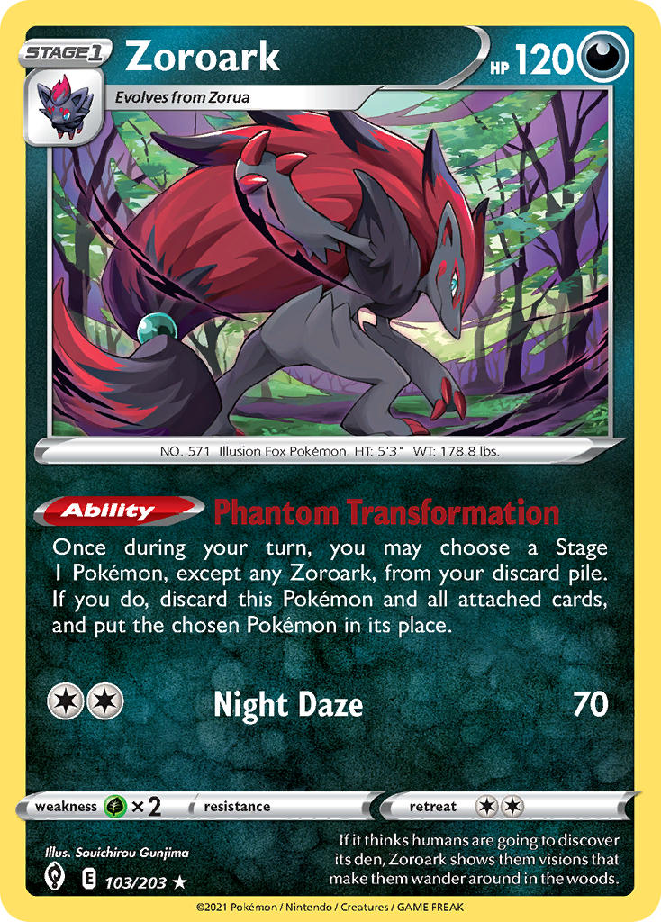 Zoroark 103/203 Holo Rare