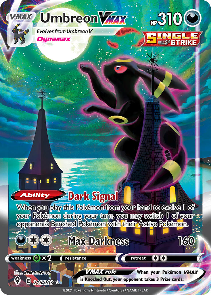 Umbreon VMAX 215/203 Secret Rare VMAX