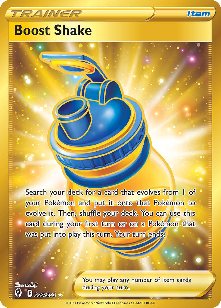 Boost Shake 229/203 Gold Secret Rare