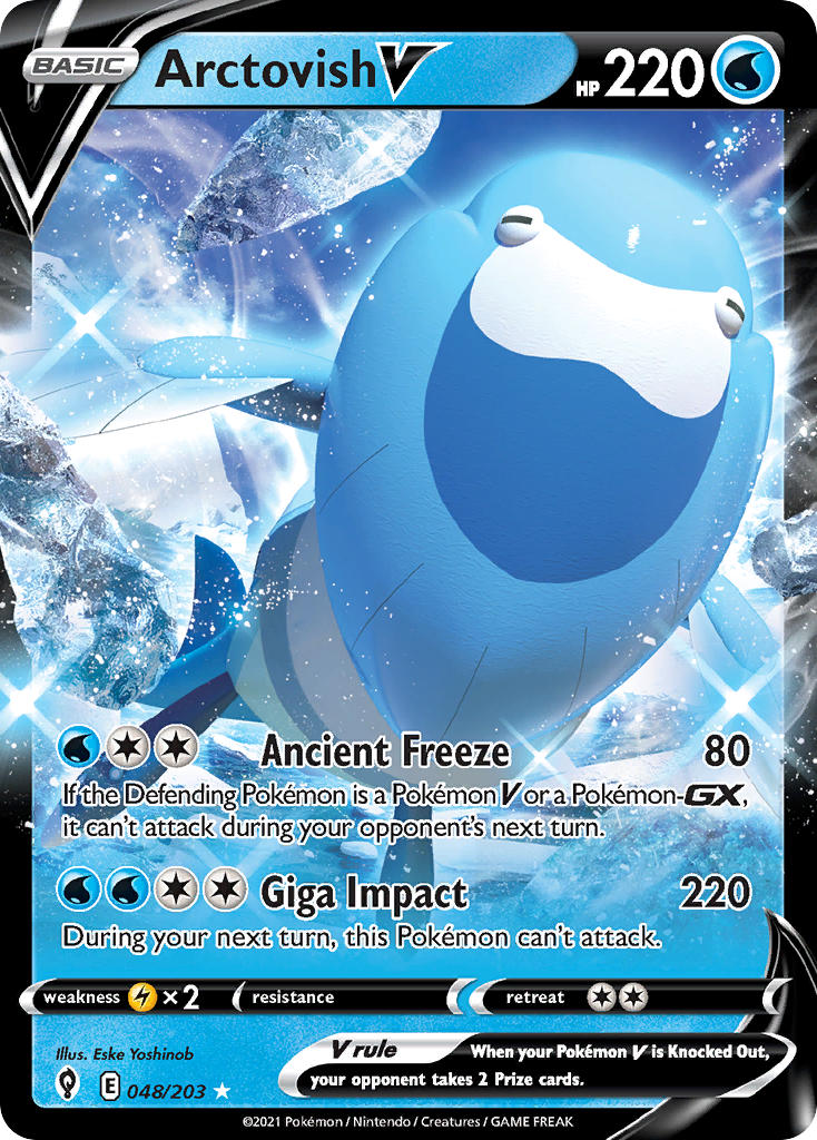 Arctovish V 48/203 Holo Rare V