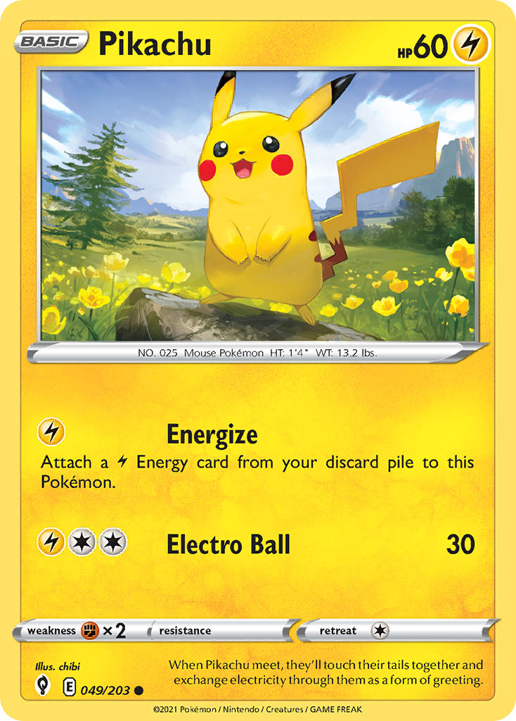 Pikachu 49/203 Common