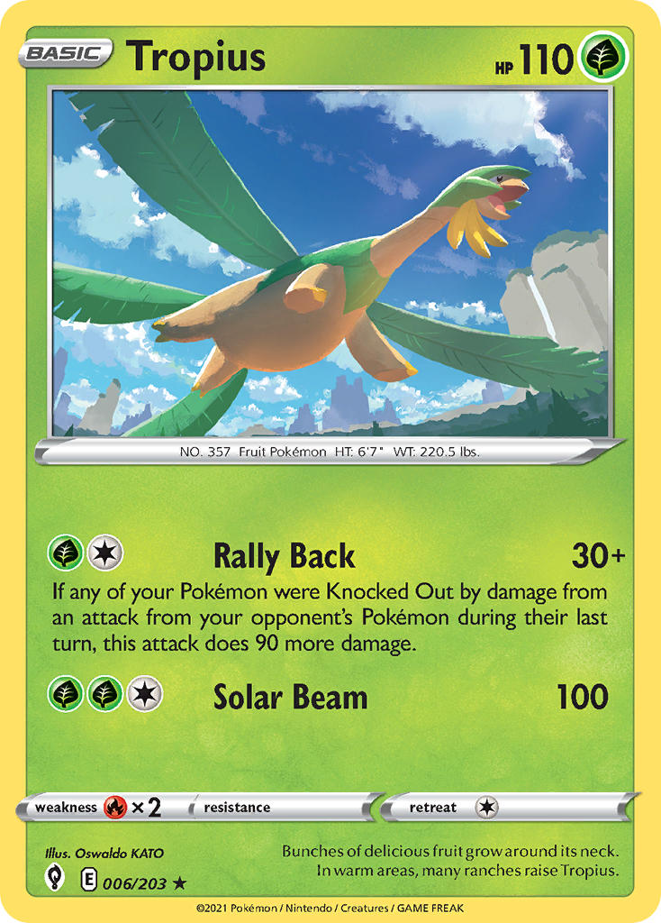 Tropius 6/203 Non-Holo Rare