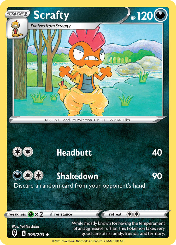 Scrafty 99/203 Uncommon