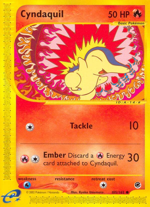 Cyndaquil 105/165 Reverse Common - MissingNo.