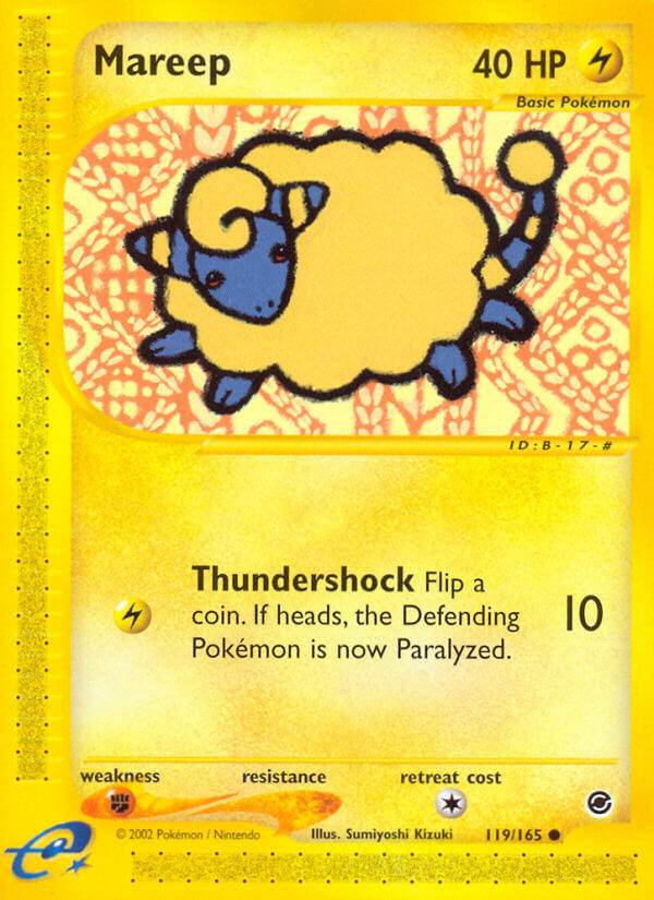 Mareep 119/165 Reverse Common - MissingNo.