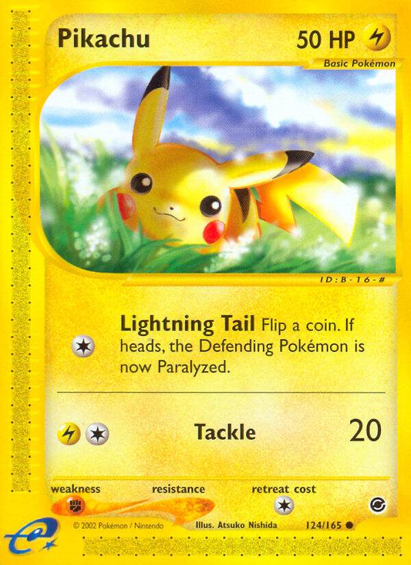 Pikachu 124/165 Reverse Common - MissingNo.