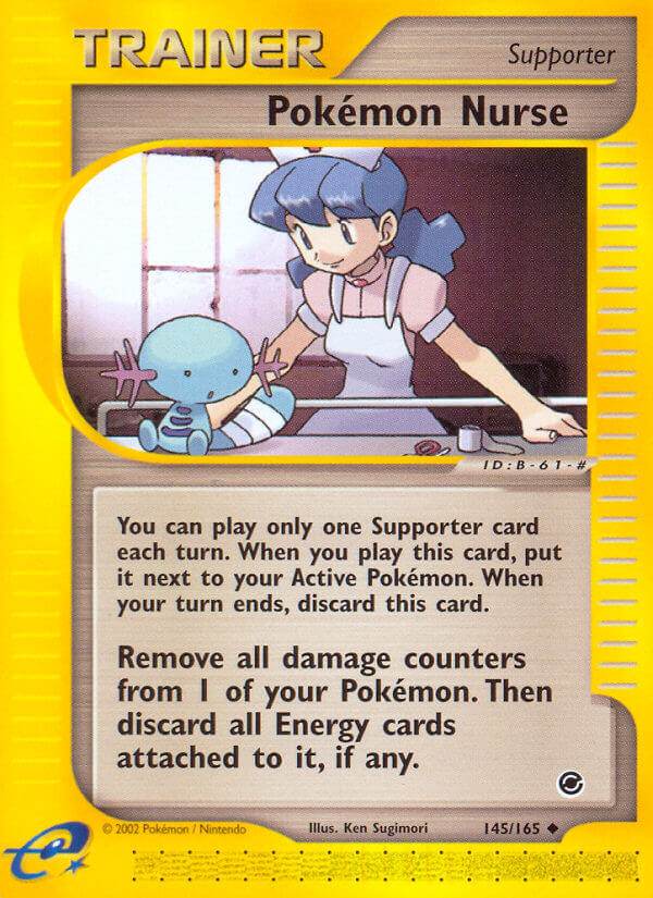 Pokémon Nurse 145/165 Reverse Uncommon - MissingNo.