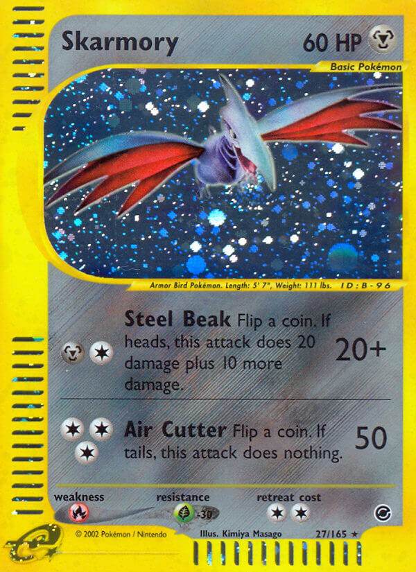 Skarmory 27/165 Reverse Rare - MissingNo.