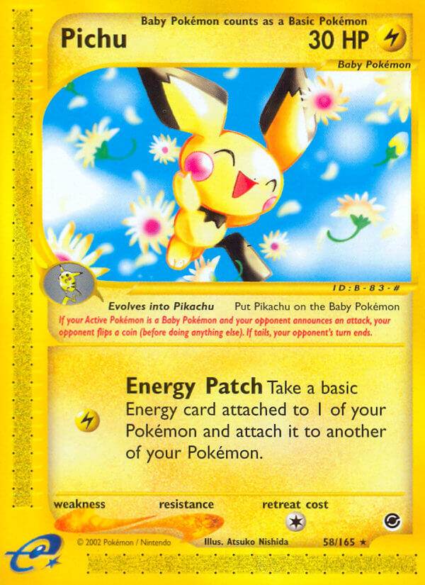 Pichu 58/165 Non-Holo Rare - MissingNo.