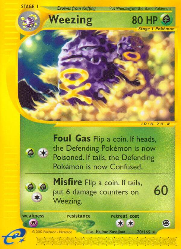 Weezing 70/165 Non-Holo Rare - MissingNo.